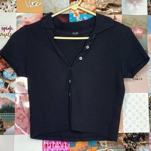 Brandy button down top